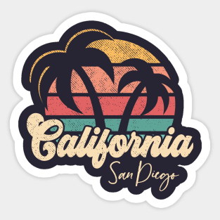 Vintage San Diego California Sticker